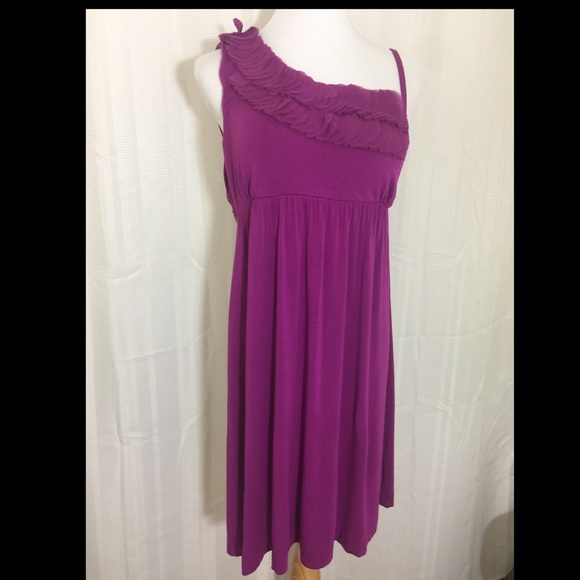 Soma One Shoulder Soft Jersey Knit  Dress Size XL - Picture 2 of 6